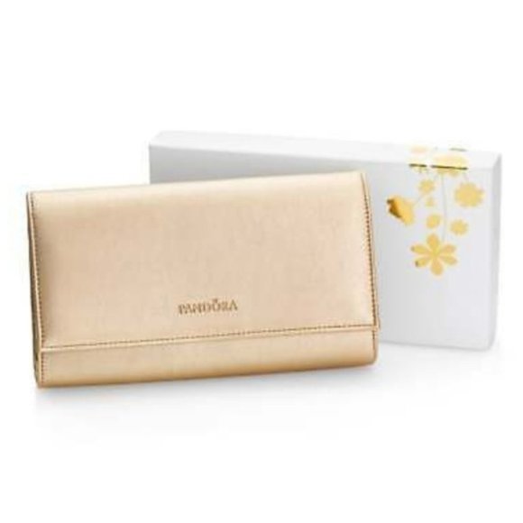 pandora shine clutch bag